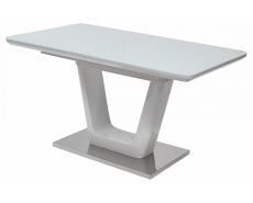 Стол обеденный Crona 140 (White Glass)