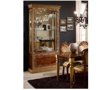 Витрина двухдверная Дженнифер (Walnut)